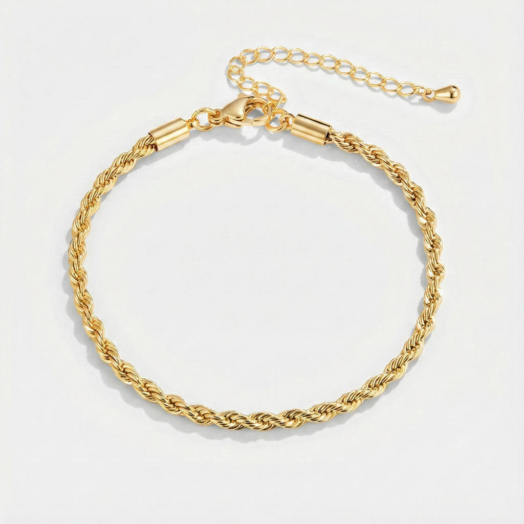 Isabella - Chic Braided Gold Ring
