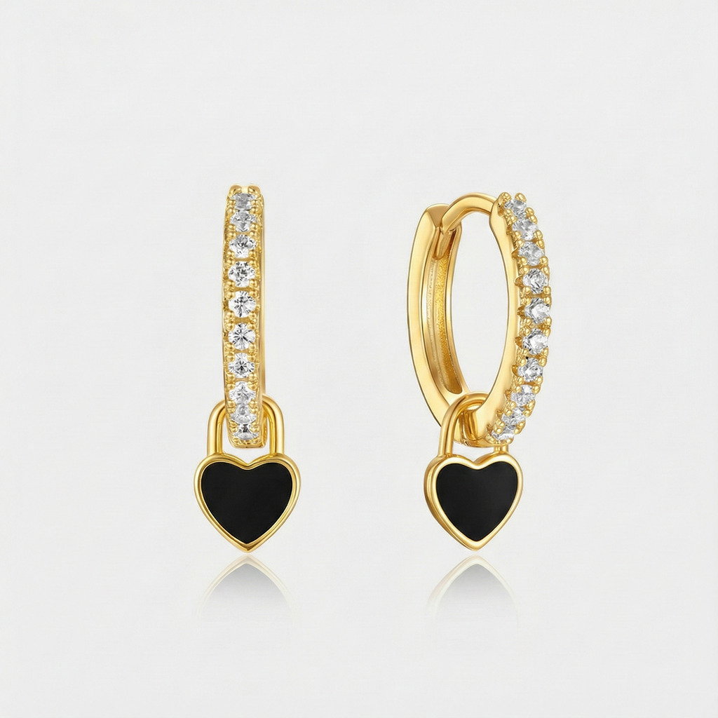 Theresia – Soft Curved Gold Earrings