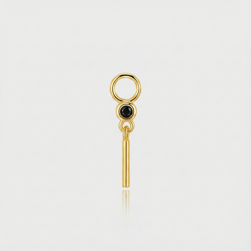 Theresia – Soft Curved Gold Earrings