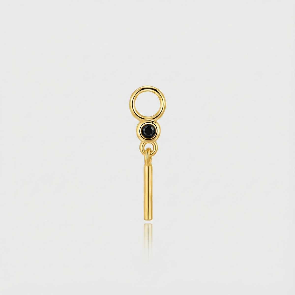 Theresia – Soft Curved Gold Earrings