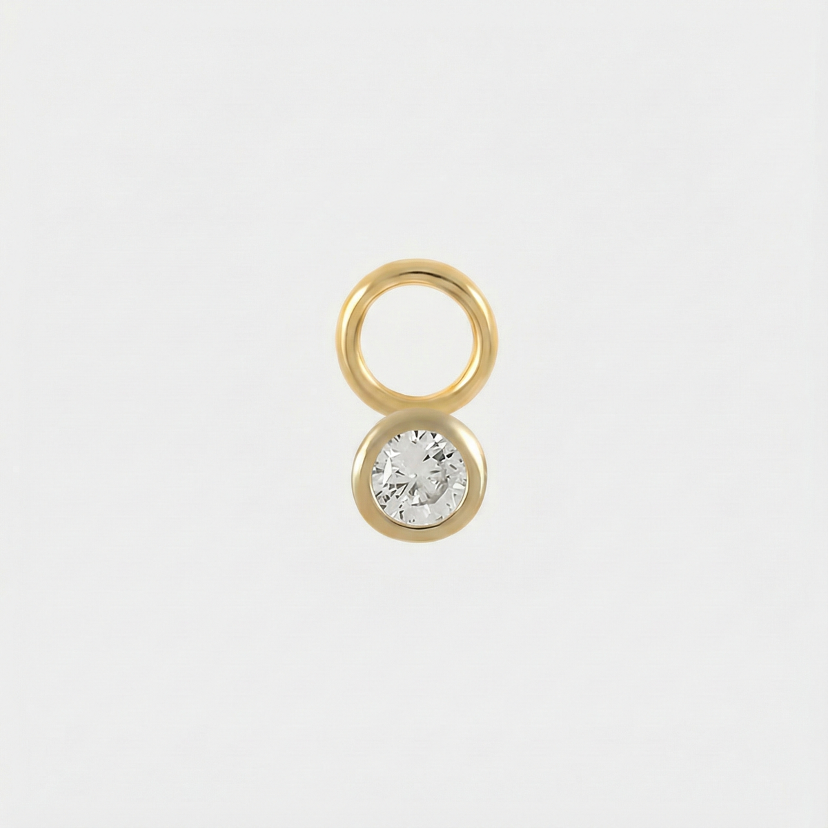 Theresia – Soft Curved Gold Earrings