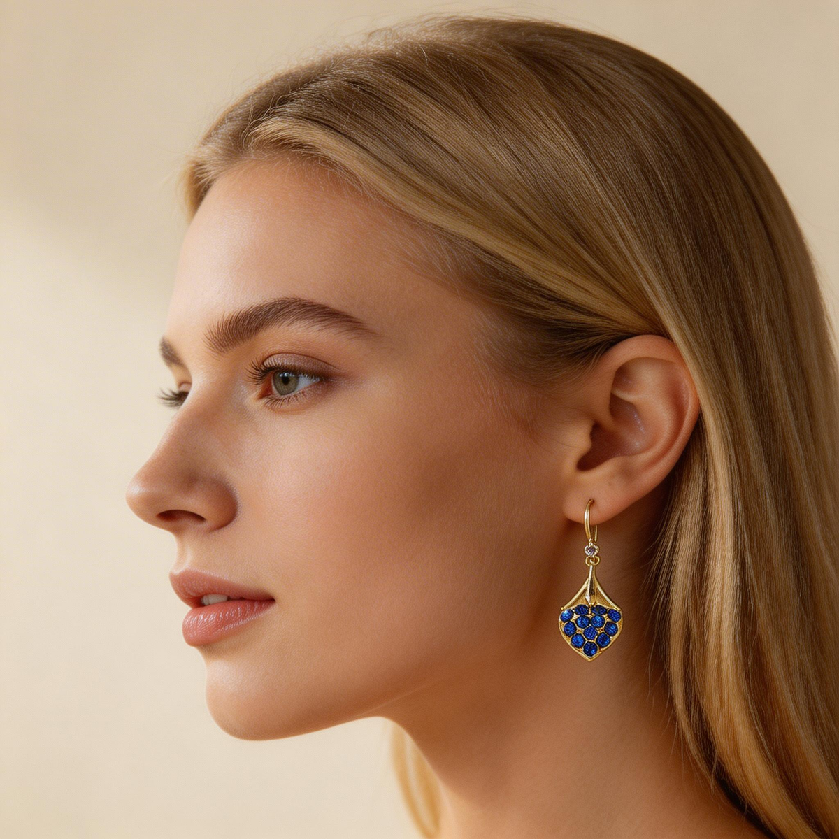 Delicate Heart Drop Earrings