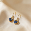 Delicate Heart Drop Earrings