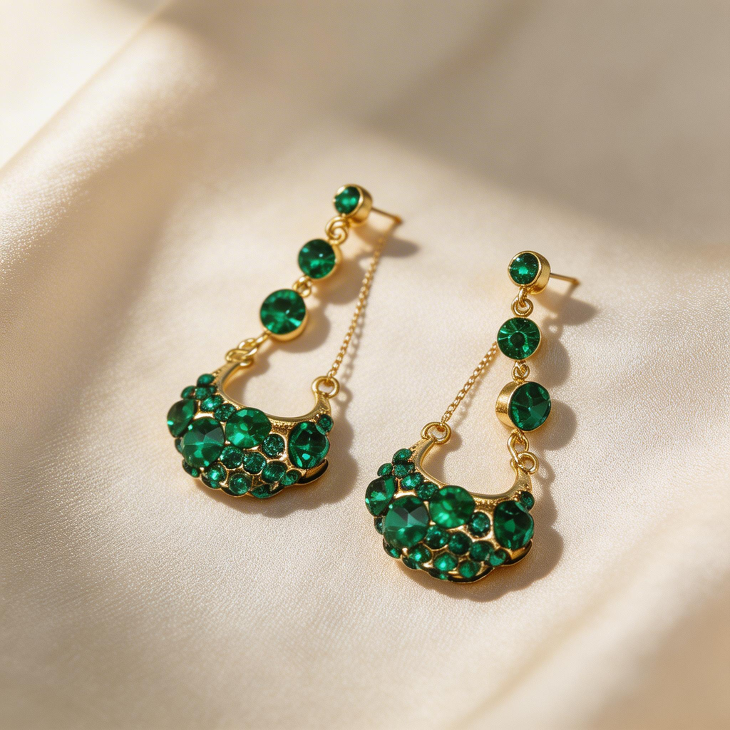 Elegant Tassel Pendant Stud Earrings