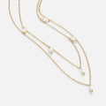 Tanya – Gold Necklace with Layered and Modern Links.