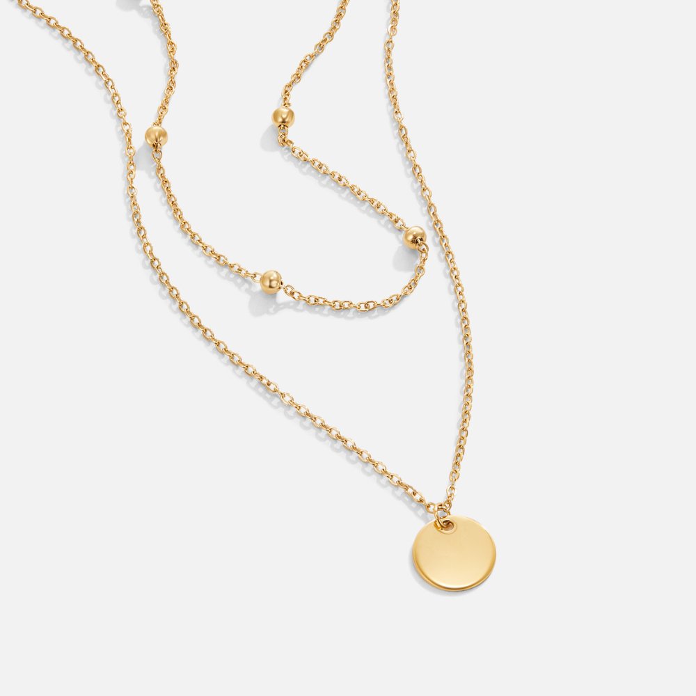 Stable Plate Necklace