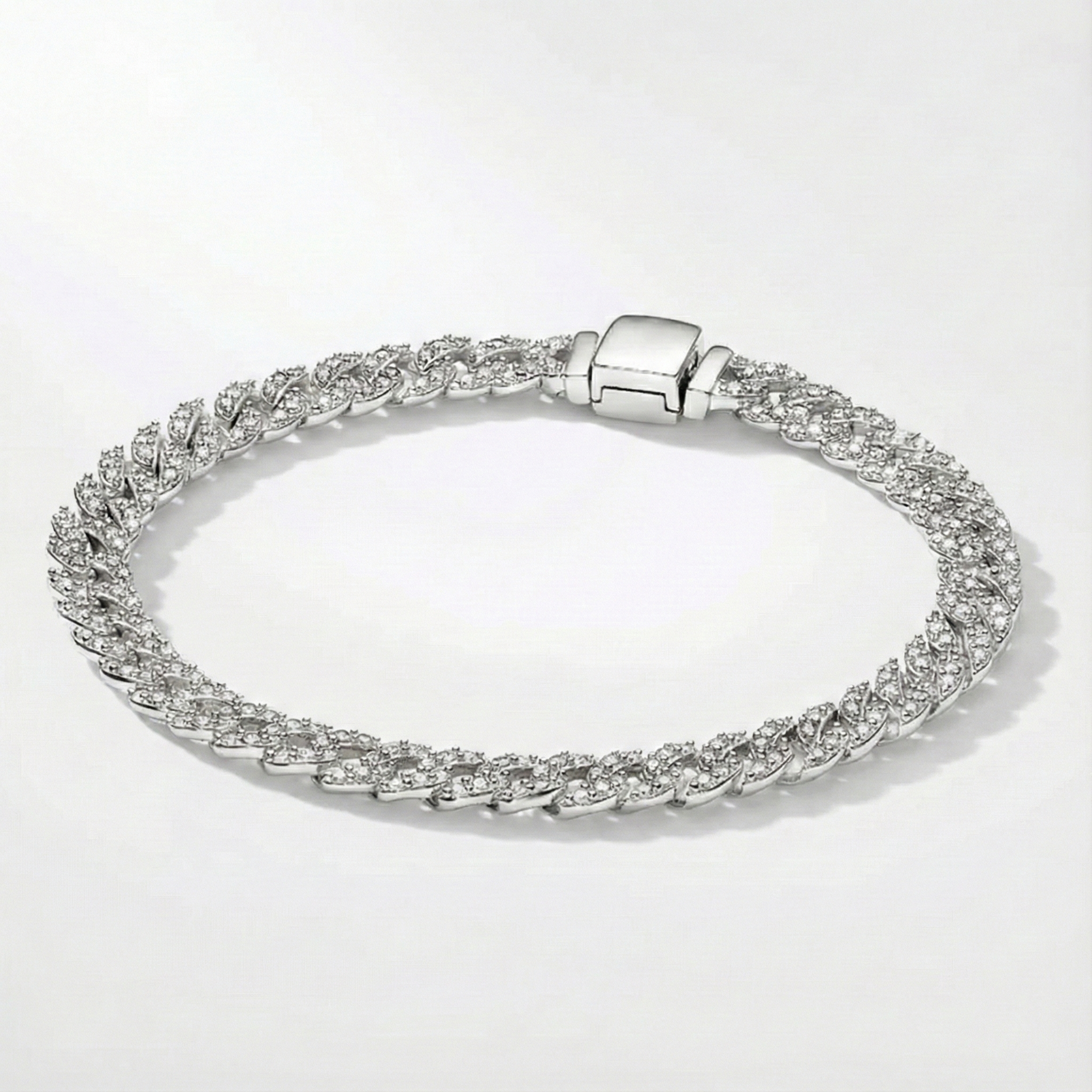 Moissanite Cuban Bracelet