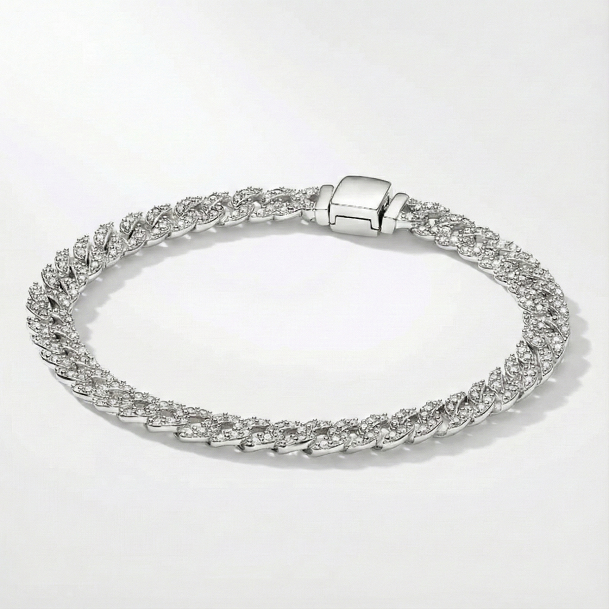 Moissanite Cuban Bracelet