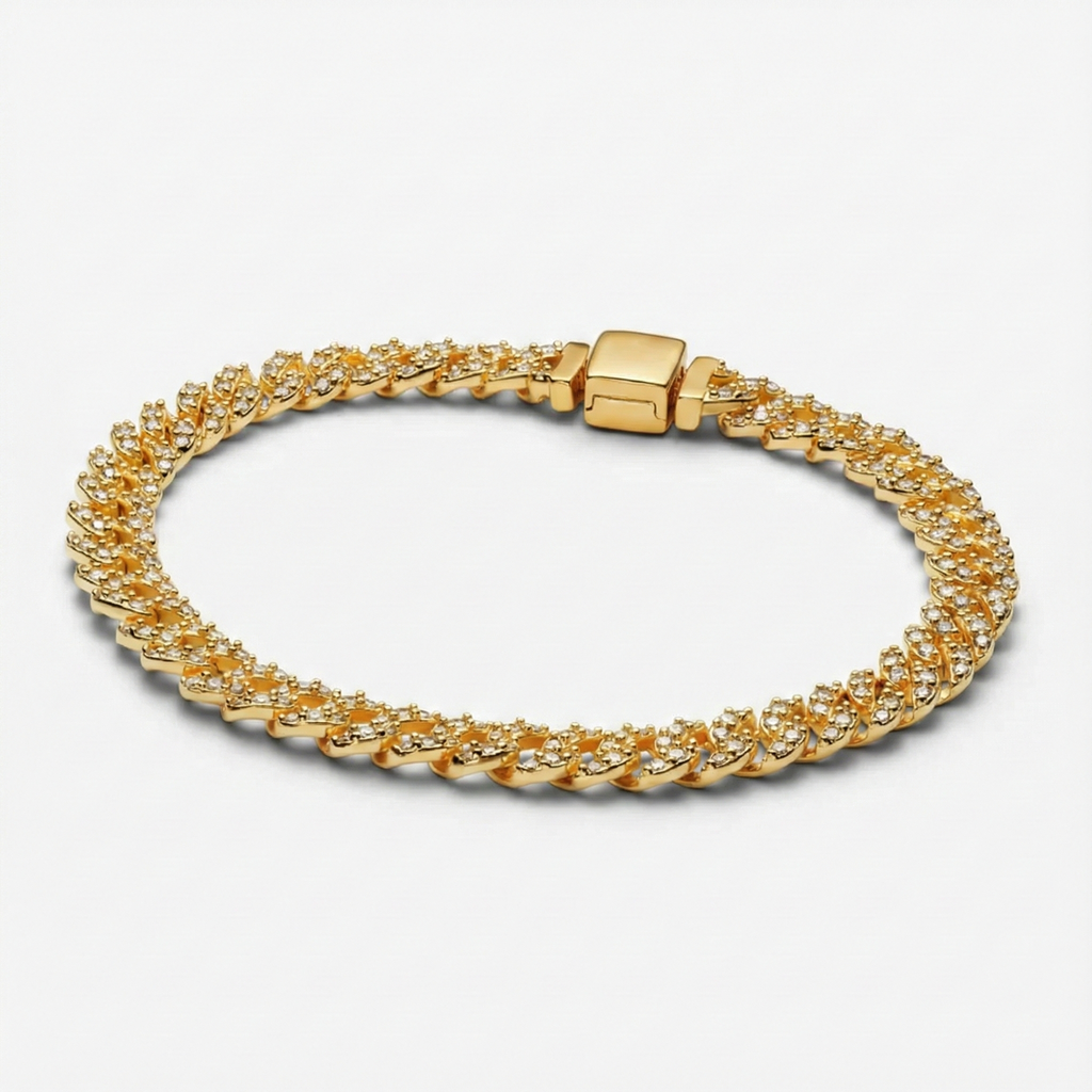 Moissanite Cuban Bracelet