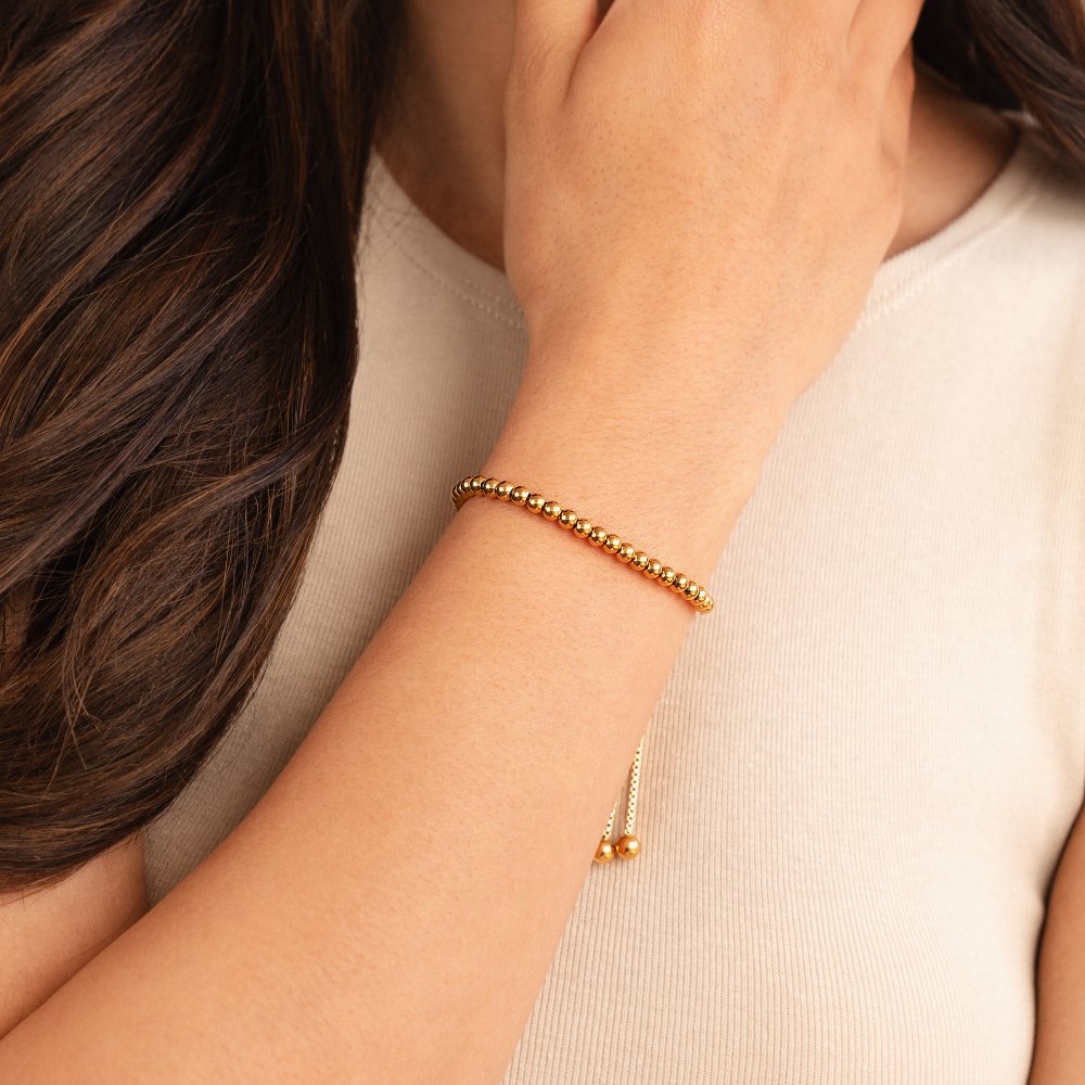 Adelina - Gold Pearl Bracelet