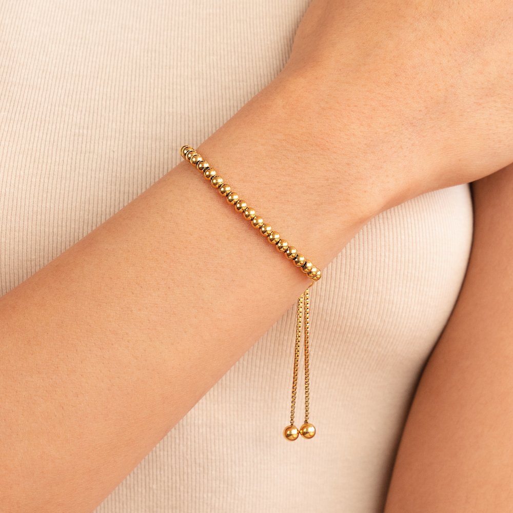 Adelina - Gold Pearl Bracelet