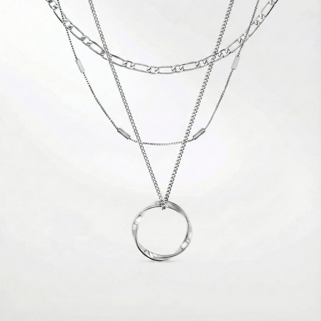 Open Necklace (3 Rows)