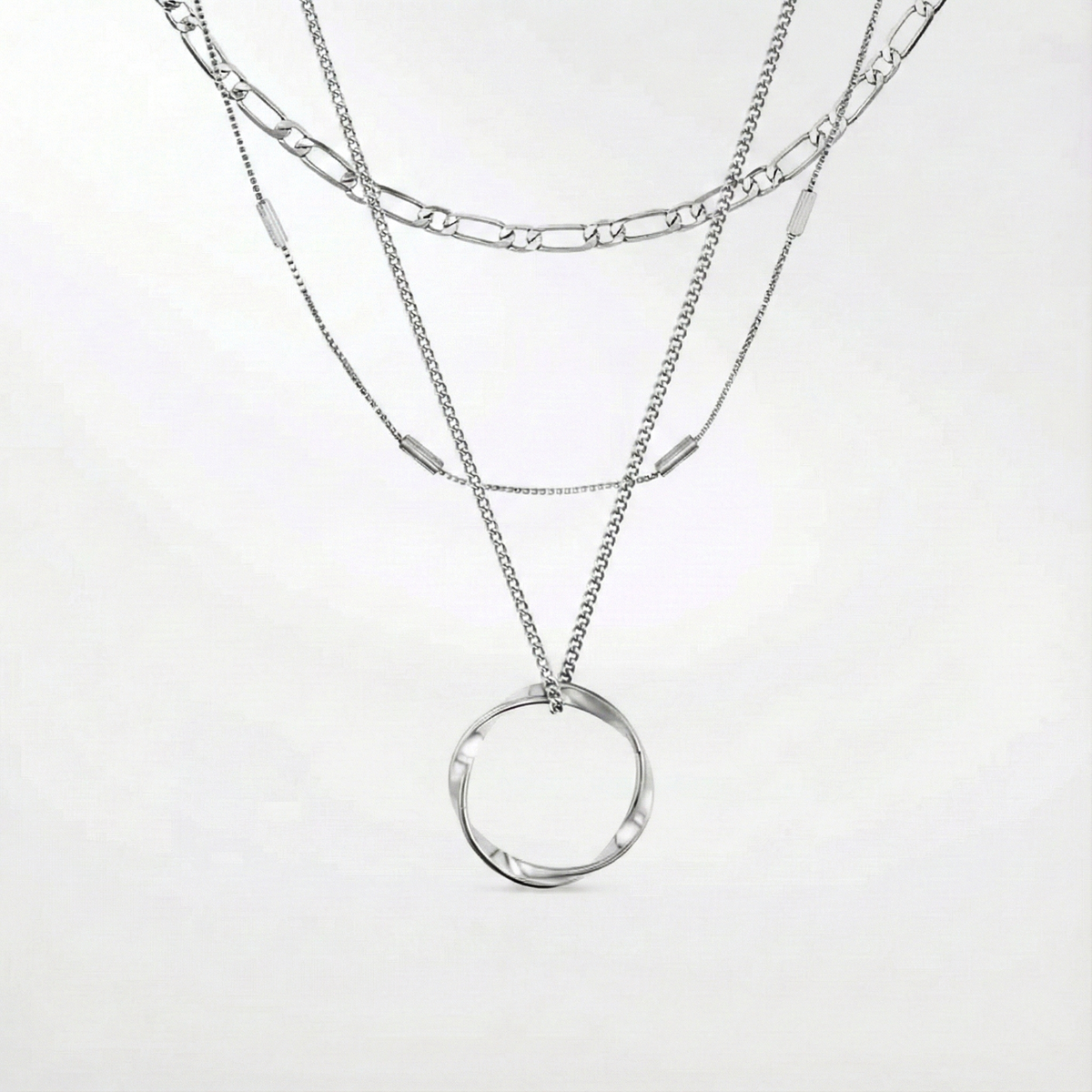 Open Necklace (3 Rows)