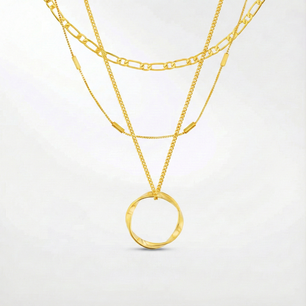 Open Necklace (3 Rows)