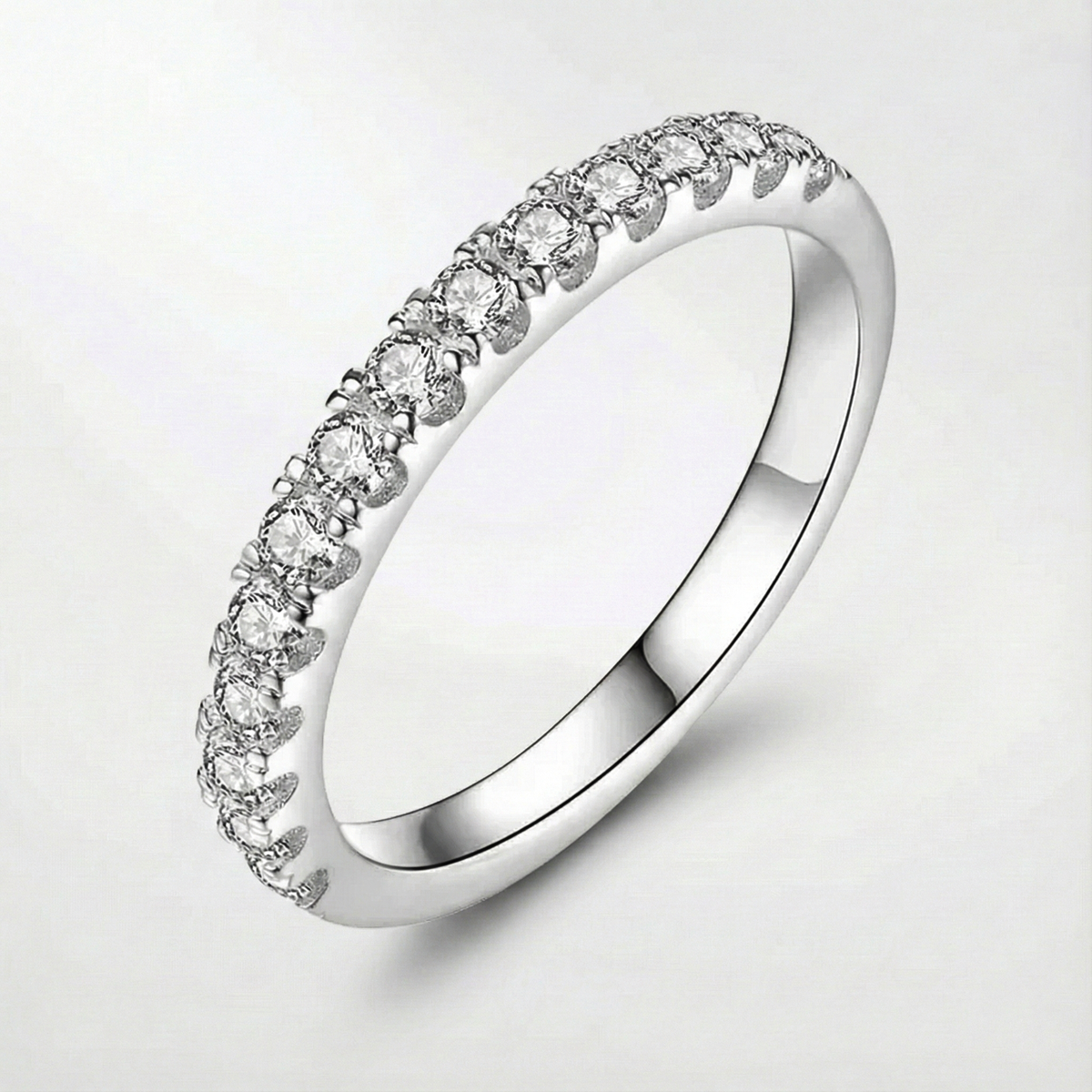Moissanite Engagement Ring
