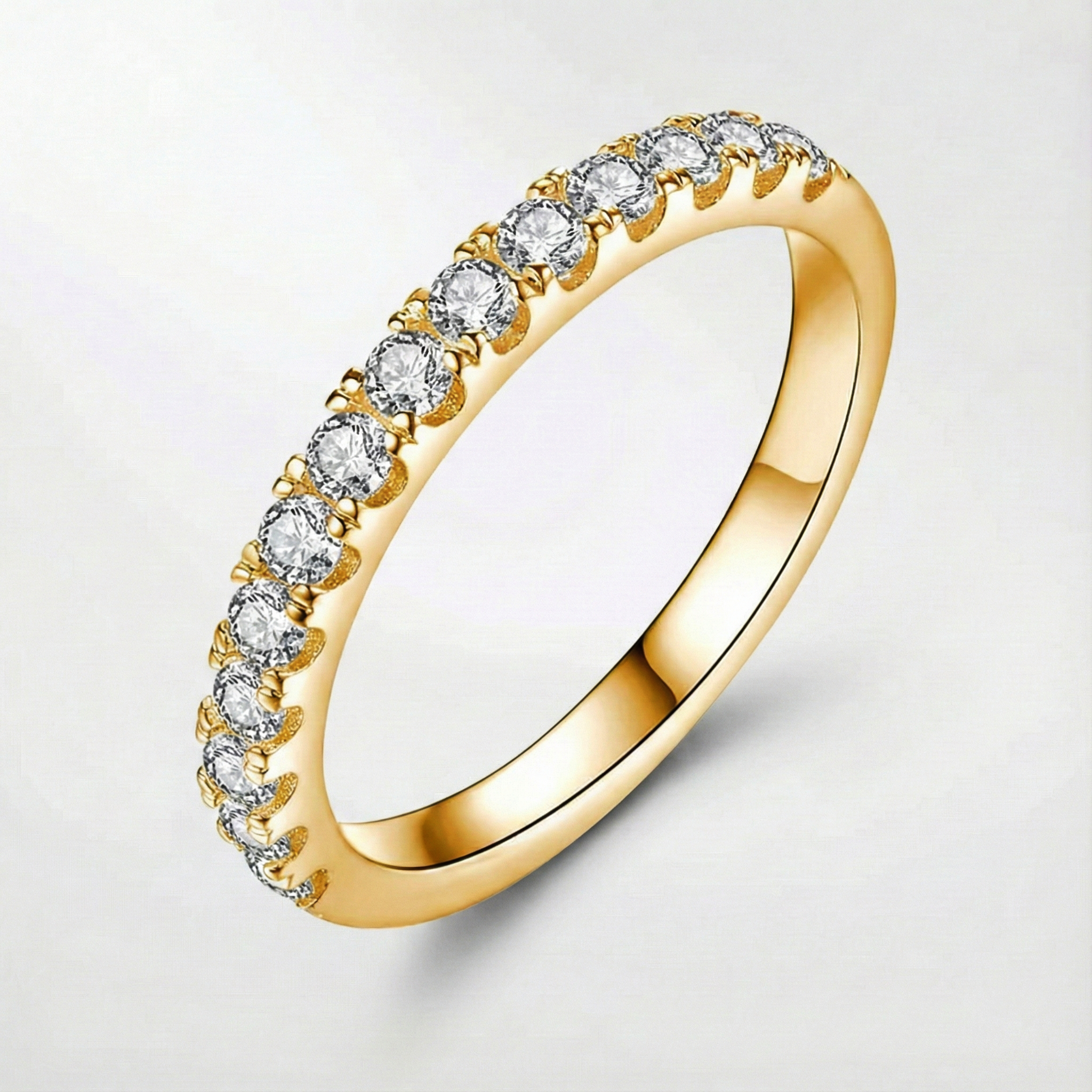 Moissanite Engagement Ring