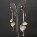Silver Leaf Vintage Earrings