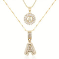 Pavé Initial Necklace