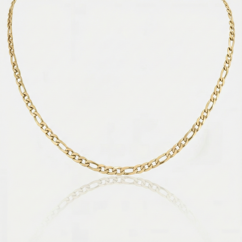 Valerie – Simple Chain Structure Gold Necklace
